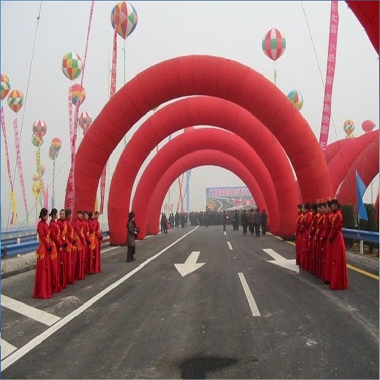 浦城开业纯红拱门